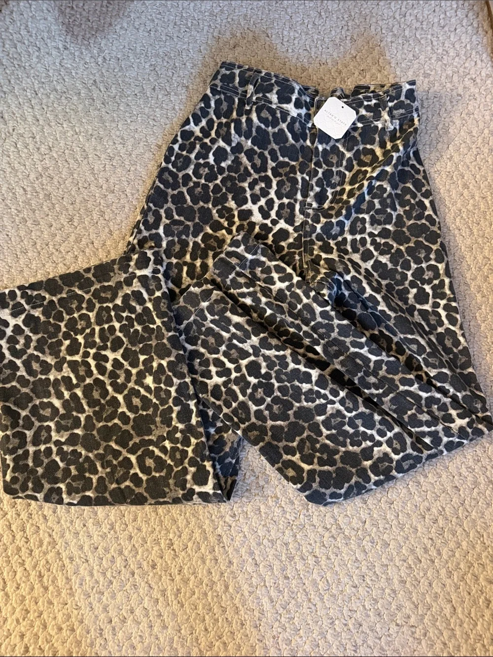 NWT Alter’d State Leopard Jeans